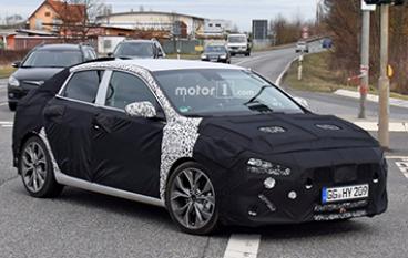 Первые шпионские фотографии фастбека Hyundai i30