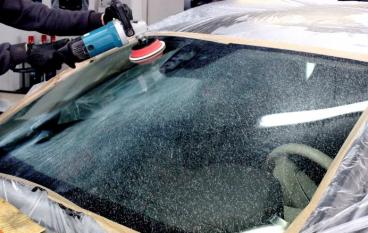 Полировка автостекол.